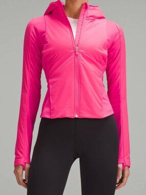 Lululemon Push Your Pace jacket - Size 10 - Sonic Pink